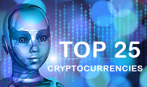 The 25 most prominent cryptocurrencies